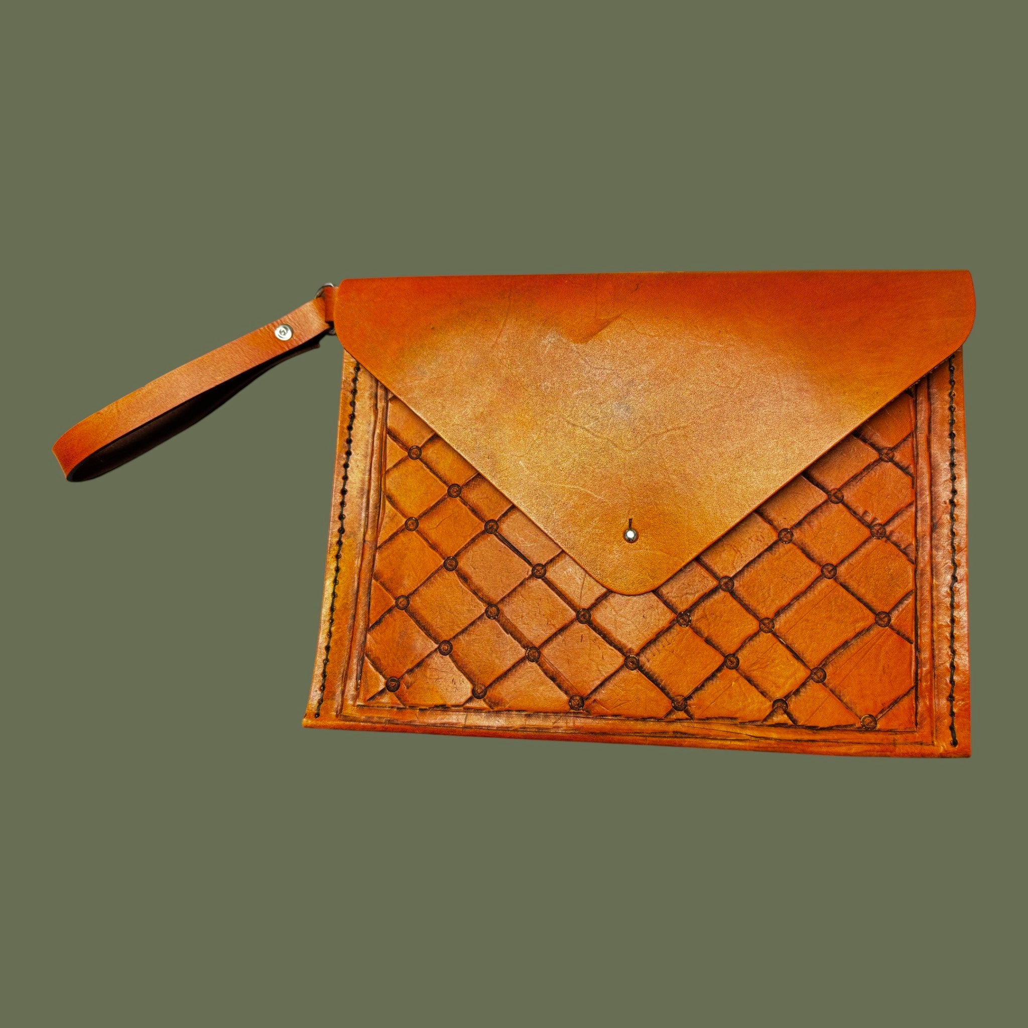 Genuine Leather Envelope Purse