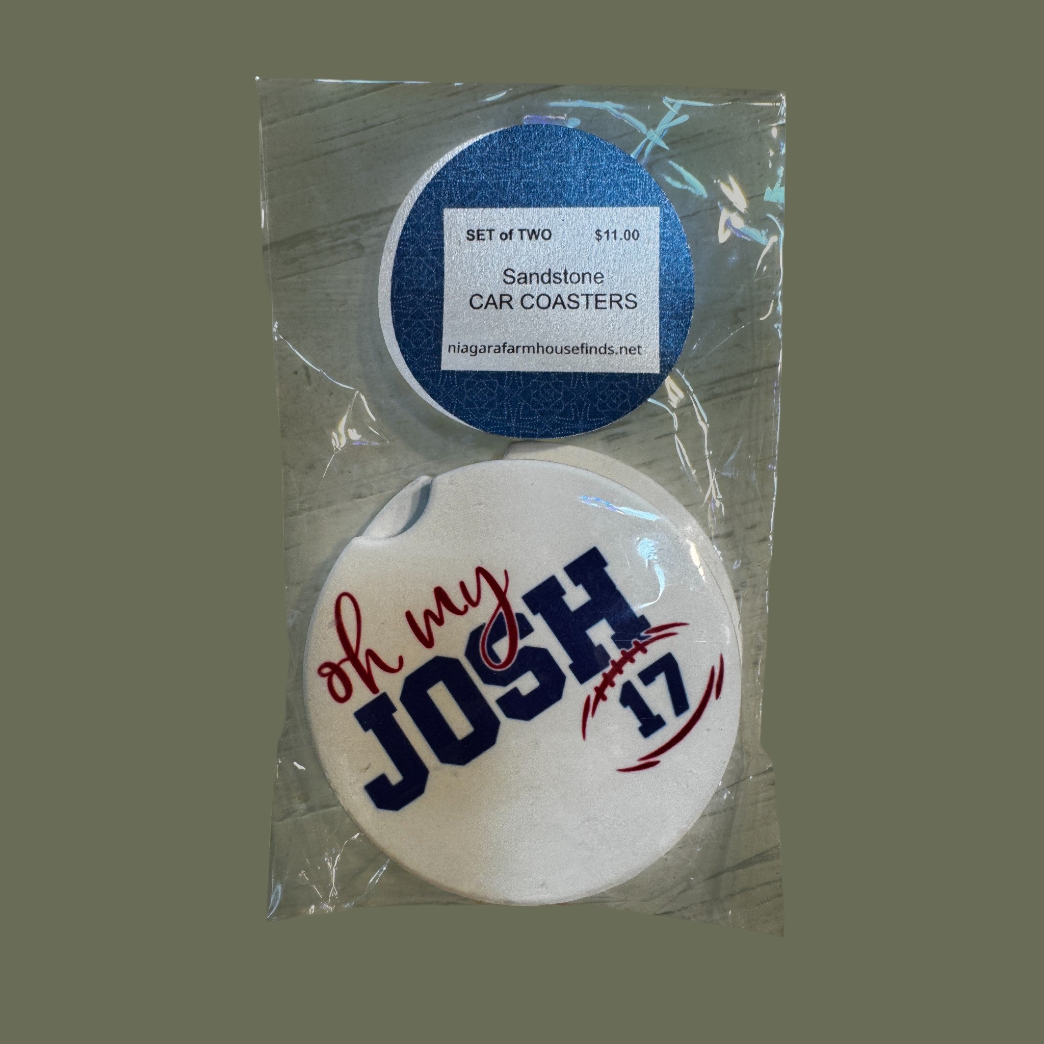 Buffalo Bills Mafia Sandstone Coasters
