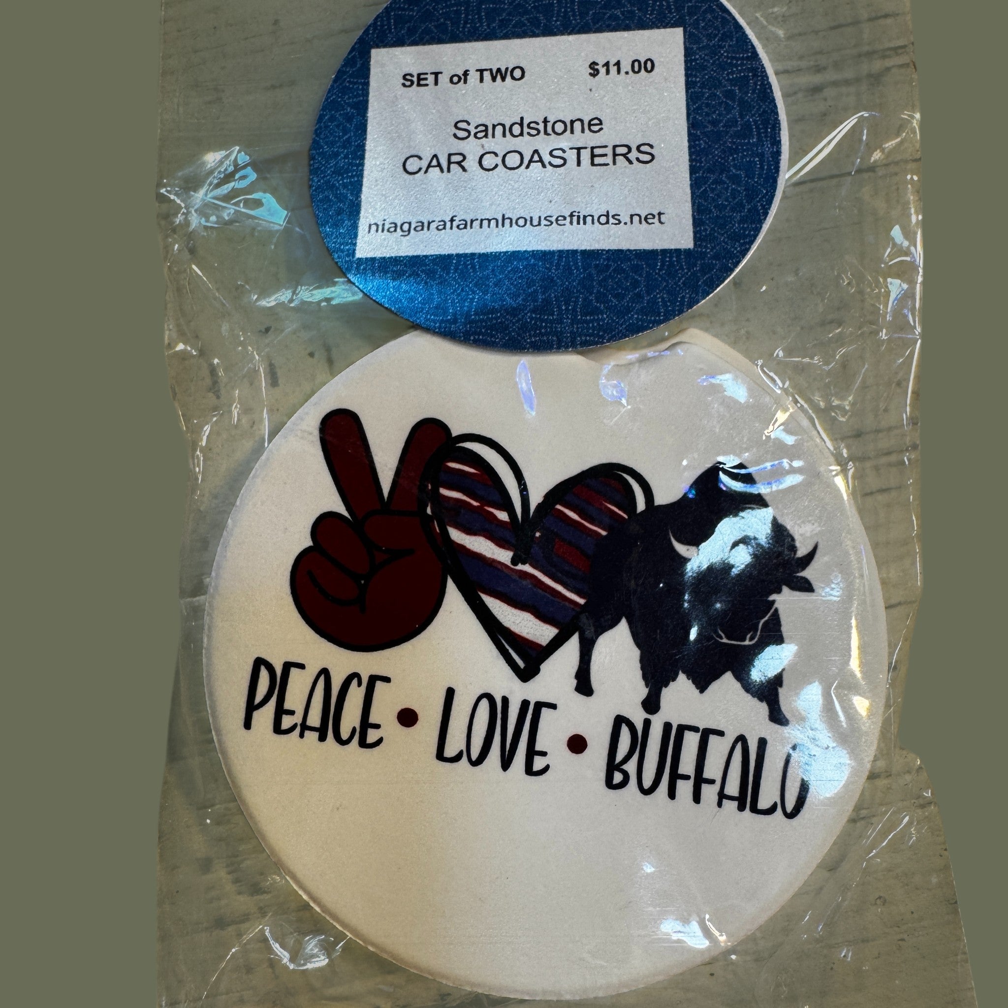 Buffalo Bills Mafia Sandstone Coasters