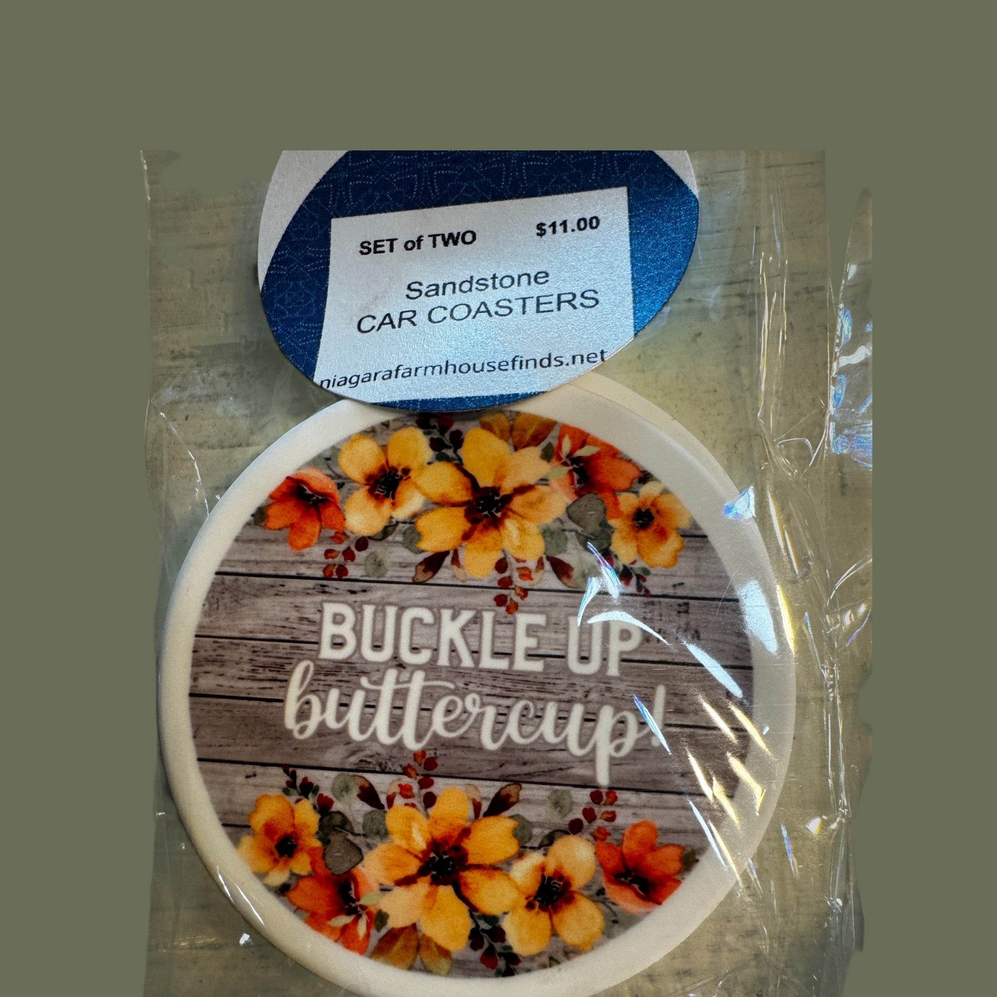 Buffalo Bills Mafia Sandstone Coasters